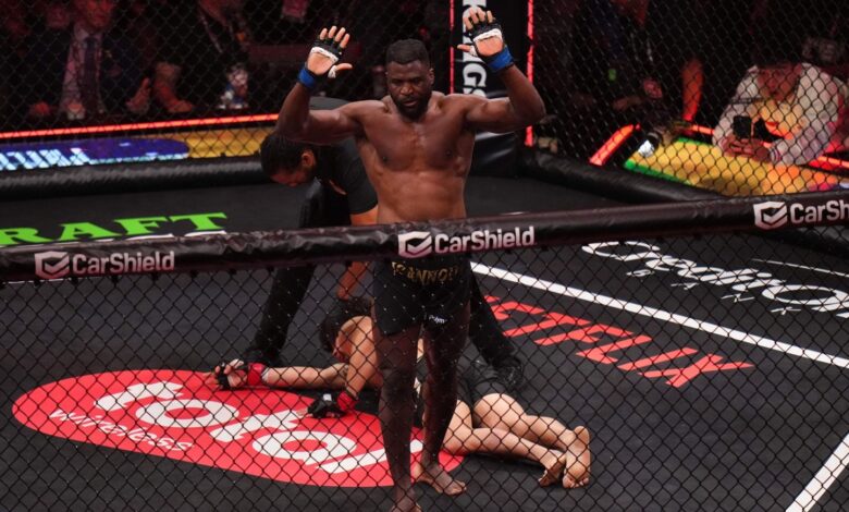 En su gran remontada, Ngannou aplasta a Lins en sólo un round En su gran remontada, Ngannou aplasta a Lins en sólo un round